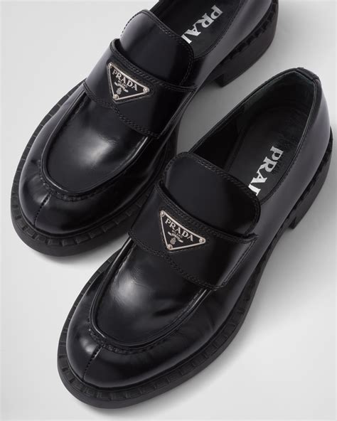 fake prada loafers|prada leather loafers women.